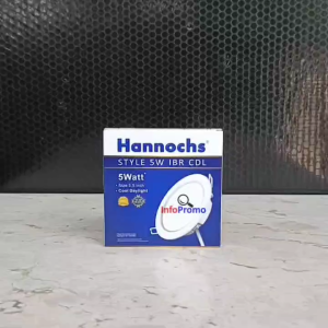 Lampu LED Plafon downlight Hannochs STYLE 5 Watt IBR CDL Cahaya Putih SNI Original