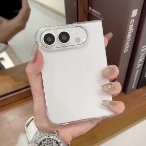 szhaiyu | For iPhone Duo Magnetic Matte Transparency Fold Case For iPhone Fold IPhone Ultra 18 Ultra-thin Skin-Friendly Clear PC Cover