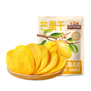 Three Squirrels | dried food Fresh Picked Southeast Asian Sourced Dried Mango 400g