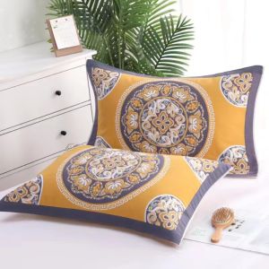 Soft and Absorbent Cotton Pillowcase Eight Layers