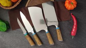 Professional Kitchen Knives Set Damascus Steel Chef Knife Boning Knife Ultra Sharp Meat Slicer Vegetable Chopper Cooking Tools