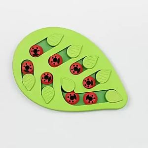 Rainy Day Puzzle & Play - Interactive Cat Treat Puzzle Cat Toys Leaks Food Cat Scratch Board