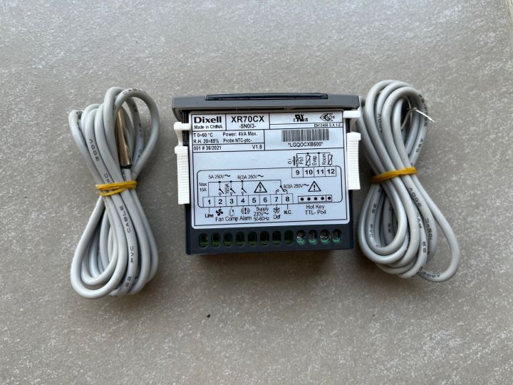 Dixell XR70CX พร้อมสายเซ็นเซอร์ยาว150เซ็นติเมตร2เส้น ,เทอร์โมดิจิตอลตู้ ...