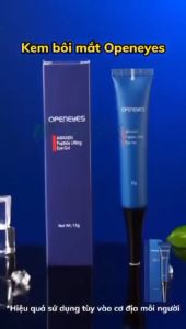 Kem Tan Bọng Mắt OPENEYES Xoá Tan Quầng Thâm Mắt Mờ Nếp Nhăn Dưới Mắt Chống Thâm Mắt Chống Chảy Xệ Sụp Mí Giảm Quầng Thâm Mắt Lâu Năm Kem Dưỡng Ẩm Mắt Caffeine Peptide 15GR Trẻ Hoá Vùng Da Mắt Da Mắt Trắng Hồng Rạng Rỡ | Moska
