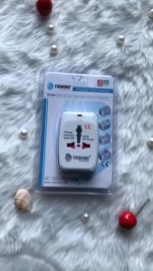 โตชิโน ปลั๊กแปลง Travel Adapter รุ่น DE-204 ใช้งานปลั๊กไฟฟ้า มอก 2432-2555
