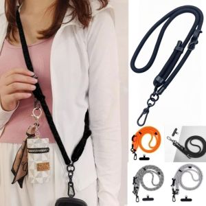 10MM Mobile Phone Lanyard Adjustable Outdoor Universal Case Crossbody Shoulder Card Neck Cord Clip Hang Anti-lost Wrist Strap