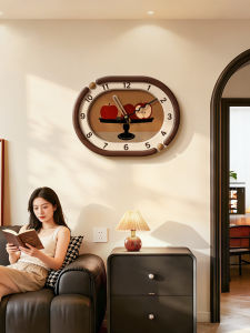 HAOJIUBUJIAN | Retro Silent Creative Landscape Wall Clock