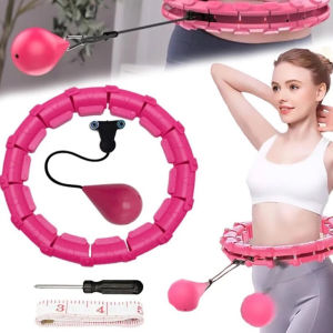 Goldstar Intelligent hu la hoop Adult Weight Loss Massage hula hoop 24 Section Adjustable Weighting Fitness Equipment