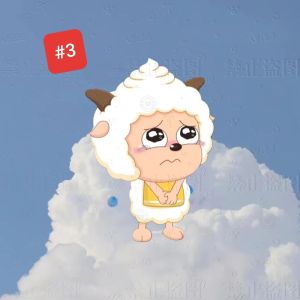 懒羊羊可爱胸针 卡通亚克力别针 书包包包笔盒服饰挂件配饰 Sheep Cute Brooch Acrylic Cartoon Badge Pin Pencil School Bag Diy Decoration Jewelry Gift for Kids Girls Kerongsang Budak Hiasan Beg XZ08