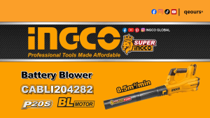 INGCO 20V CORDLESS LEAF BLOWER | BRUSHLESS MOTOR | CABLI204282 CABLI20428