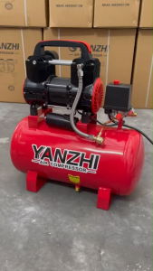 YANZHI ถังลม ปั๊มลม ปั๊มลมออยฟรี (Oil free) 30 ลิตร กำลังมอเตอร์ 850W เสียงเงียบ ปั๊มลมเร็ว เก็บรักษาดูแลง่าย