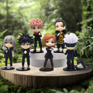 Bandai | New Bandai Gojo Satoru Jujutsu Kaisen Q Version Figures - Itadori Yuji Anime Merchandise Ornaments Fan Collectibles Room Deco
