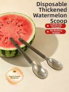 TAFUMAN | Disposable Ice Cream Fruit Dessert Spoons