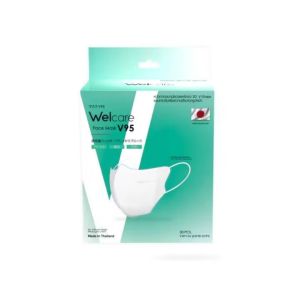 Welcare Face Mask V95 หน้ากากอนามัย V95หน้ากากอนามัย 3 ชั้นกรอง ทรง 3D V-shape แนบกระชับ