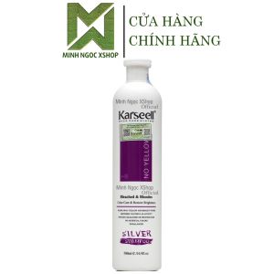 Dầu gội tím khử vàng Karseell Silver Shampoo cho tóc tẩy 500ML chính hãng