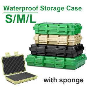 1PC Waterproof Storage Case Sealed Small Precision Instrument Parts Tool Storage Box Shockproof Safety Protect Equipment Box