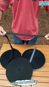 Tali Webbing Tubular Tali Hammock Per roll Tali webbing Nylon 25 cm Rollan