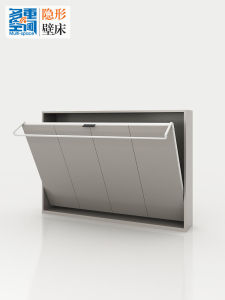 Customized Rollover Solid Wood Invisible Bed Wall Bed Cabinet Bed Murphy Bed Sheets Bed Space-Saving Hidden Bed Foldable