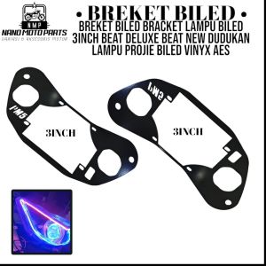 Breket Lampu Biled 3Inch Beat Deluxe Beat New Dudukan Lampu Projie Biled Vinyx Aes