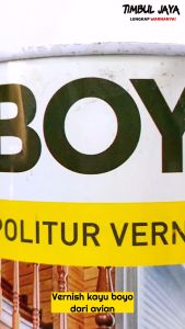 Vernis Kayu Boyo 1Liter / Pernis Kayu Mengkilap / Boyo Cat Kayu / Boyo Politur Vernis / Boyo Vernish