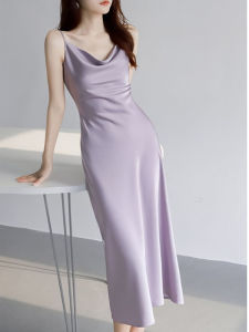 French Style Fitted Strap Dress