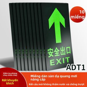 RUIKELAIXIANG | Dán Biển Hiệu Lối Thoát Khẩn Cấp Phát Sáng