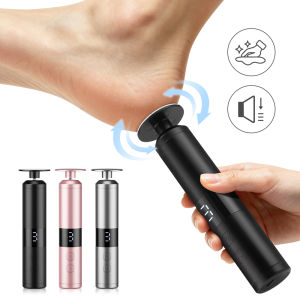 Afdeal | Electric Foot File Pedicure Tool Rechargeable Callus Remover with LCD 6 Speeds Dual Rotation for Dry Dead Skin Smooth Heels