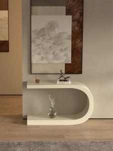 Cream Style Living Room Home Console Hotel Accessible Luxury Home Art Console Tables a Long Narrow Table Wall Minimalist Modern