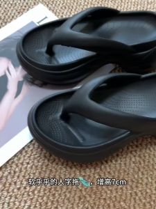 Non-Slip 9cm Flip Flop Slipper Woman New Thick-soled Heightening Slippers
