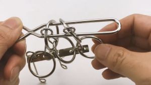 30Pcs Lock Toy Nine ring Adult Puzzle Unlocking Kong Mingsuo Childrens Students Intelligence Development High IQ Luban Suo Toy Puzzle Game Puzzles Educational+toys Educational Toys Adult toys Educational Toys For Kids