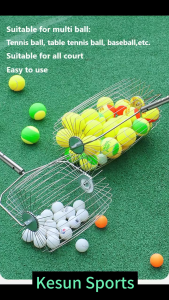 Luspeed Tennis picker portable ball picker pickleball picker ball collector Adjustable Telescopic Rod ball storage for tennis/pickleball/Ping Pong Ball 捡球器 网球收纳