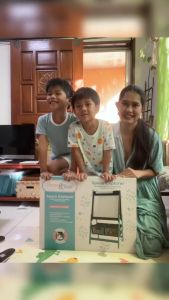 Harper & Chase Space Explorer Multi-Functional Blackboard & Whiteboard Learning Easel Stand with Cloth Bins