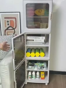 Save Mall Lemari penyimpanan kapasitas ekstra besar/lemari susun multifungsi/makanan ringan/pakaian/lemari penyimpanan lain-lain
