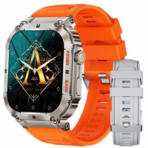 2024 New Outdoor Smart Watch Men 1.96" Screen IP68 Waterproof Watches Bluetooth Call Smartwatch Multiple Sports For Android IOS