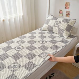 Summer Latex Cooling Mat Bedding Single Student Dormitory Special Ice Silk Mat Cooling Pad Childrens Air Conditioned Mat