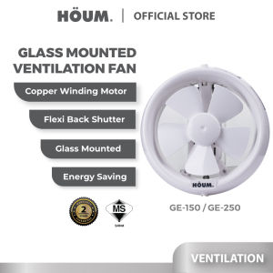 [10.10] HOUM Glass Mounted Ventilation Fan Exhaust Fan Kitchen Exhaust Kitchen Fan Ekzos Fan 排风扇