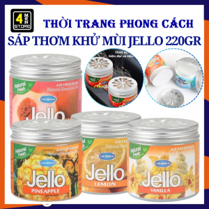 Sáp Thơm Phòng Jello Khử Mùi Nhà Vệ Sinh Hiệu Quả - Sáp Thơm Ô Tô Cao Cấp Tỏa Hương Thơm Mát 220g - Sáp Thơm Hương Trái Cây Tự Nhiên Khử Mùi Xe Hơi Và Tỏa Hương