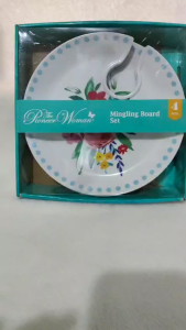 The Pioneer Woman Floral Melamine Mingling Boards Set of 4 – Serving & Snack Trays