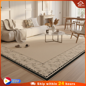 COZY Vintage Carpet Crystal Fleece Non Slip bottom Light luxury High quality bedroom living room Mid Century Style Crystal Velvet Carpet