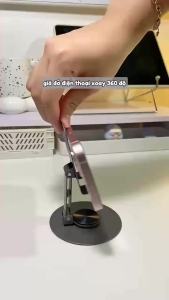 Giá Đỡ Điện Thoại Máy Tính Bảng Xoay 360 Hợp Kim Nhôm Kệ Điện Thoại Xem Phim Livestream BEAU4