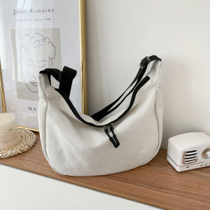 NALLCHEER กระเป๋า สำหรับทั้งหญิงและชาย กระเป๋าสะพาย กระเป๋าสไตล์เกาหลี กระเป๋าผ้าใบ สำหรับชุดท่านอนาคต แนวโน้ม และฉีดฟิลเลอร์