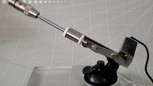 Mini Telescopic Linear Actuator 45mm Stroke with 60mm Aluminum Plate Reciprocating Mechanism Motor 3V-24V Adjustable Speed