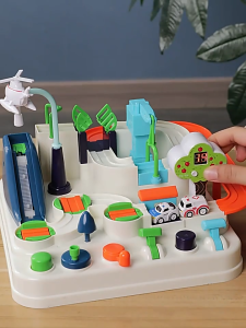 【SG stock】Toy Car Parking Adventure Puzzle Car Obstacle Race Game for kid Educational Gifts