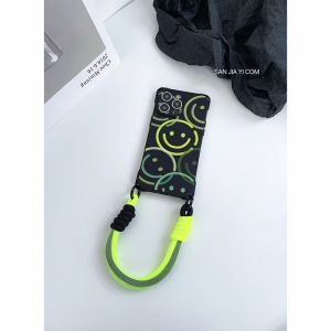 Ốp Lưng iPhone 13 pro Max Màu Xanh Lá Cây Phát Sáng Chống Rơi Cho Apple 11 14 plus Vỏ Bảo Vệ Mềm Ngắn Cho Điện Thoại Di Động