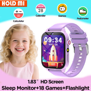 New Smart Watch Kids Toys 18 Games Sleep Monitoring Alarm Clock Calculator Steps Children Smartwatch Camera Boys Girls Gifts