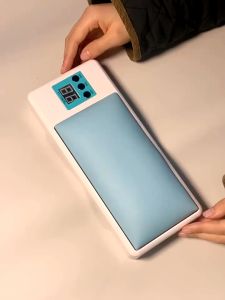Máy hơ gel gối kê tay làm nail công suất 120W hơ gel sấy khô móng sơn gel thiết kế gọn nhẹ sang trọng