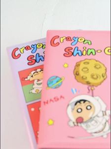 Bandai | Sổ Tay Crayon Shin-chan A5 Bằng Da PU - Nhật Ký Học Sinh Anime Màu Sắc Đầy Đủ Quà Tặng Văn Phòng Phẩm & Đồ Dùng Học Tập