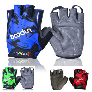 Bicycle sport gloves for children and adults anti slip wear-resistant breathable shock-absorbing outdoor riding gloves 0003&0015