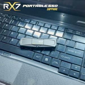 SSD RX7 SAPPHIRE PORTABLE 256GB / HDD EXTERNAL TYPE C SAPPHIRE 256GB