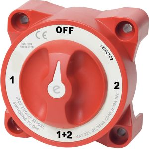 Heavy-Duty Rotary Battery Switch 9001E | 12V-48V Power Cut-Off Disconnect for Car RV Boat Marine